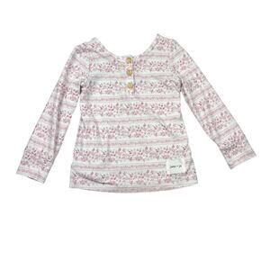 Jane + Jo Pink Floral Top